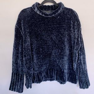 Navy cowl neck sweater